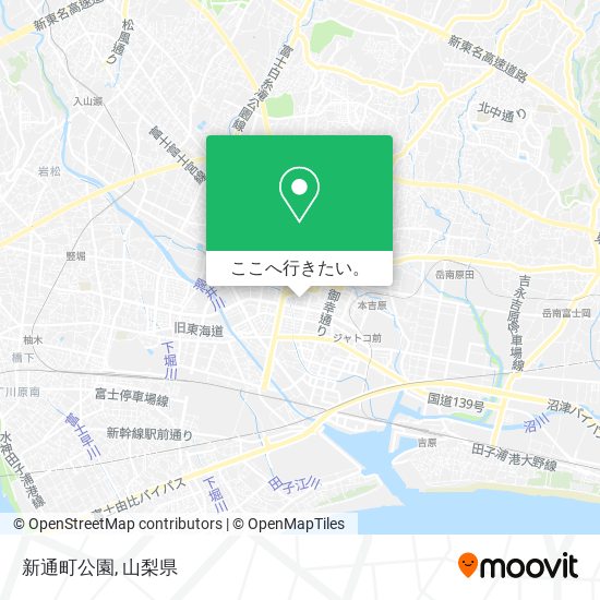 新通町公園地図