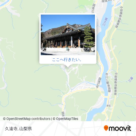 久遠寺地図