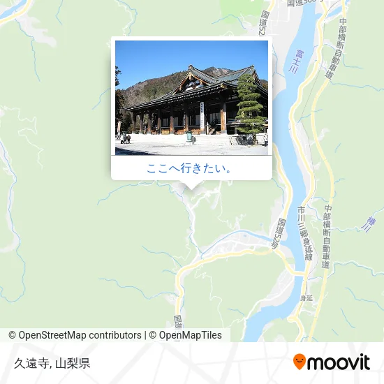 久遠寺地図
