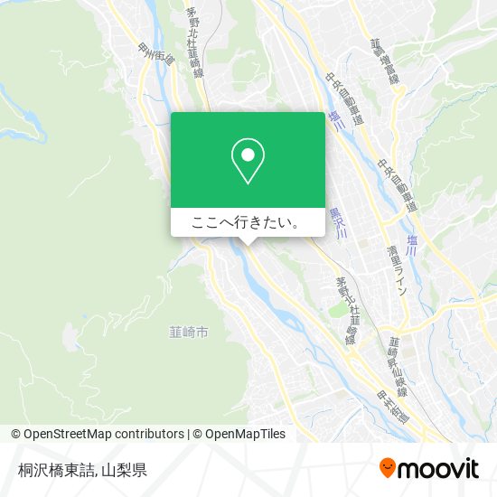 桐沢橋東詰地図