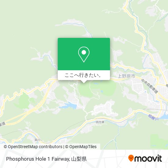 Phosphorus Hole 1 Fairway地図
