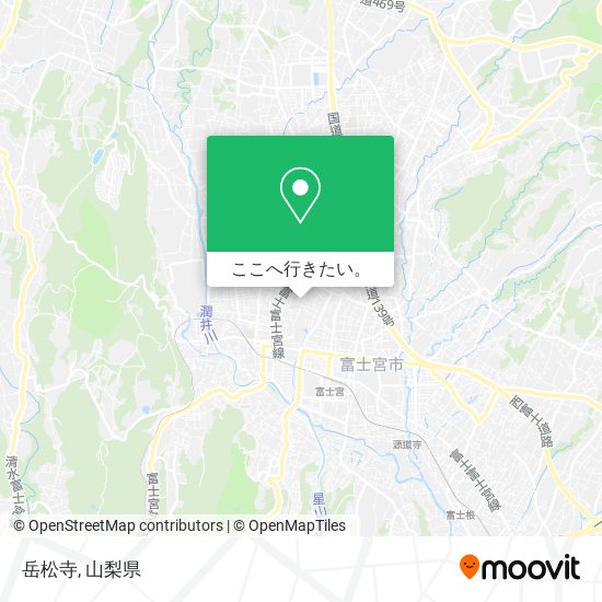 岳松寺地図