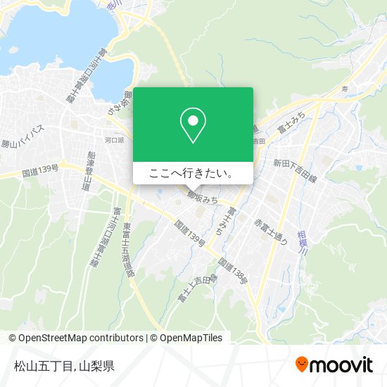 松山五丁目地図