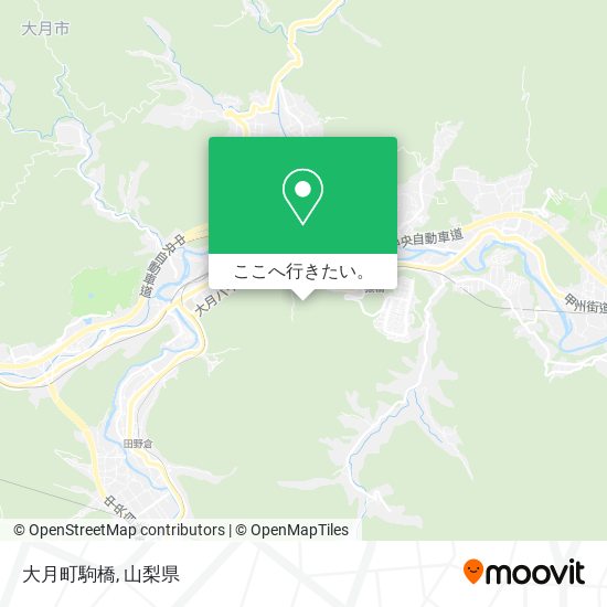 大月町駒橋地図