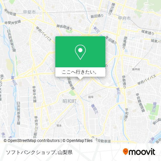 ソフトバンクショップ地図