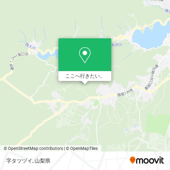 字タツヅイ地図