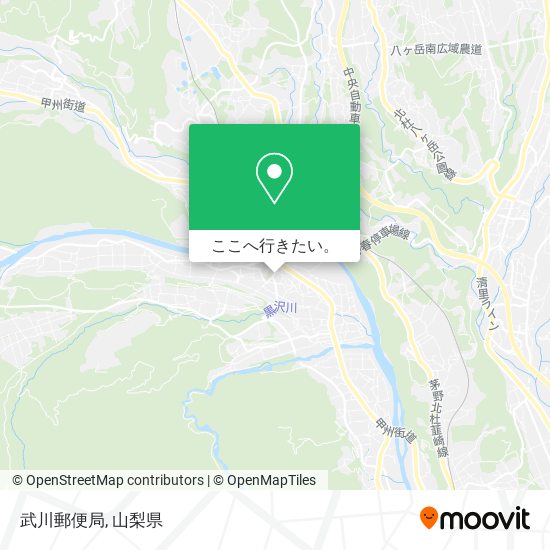 武川郵便局地図