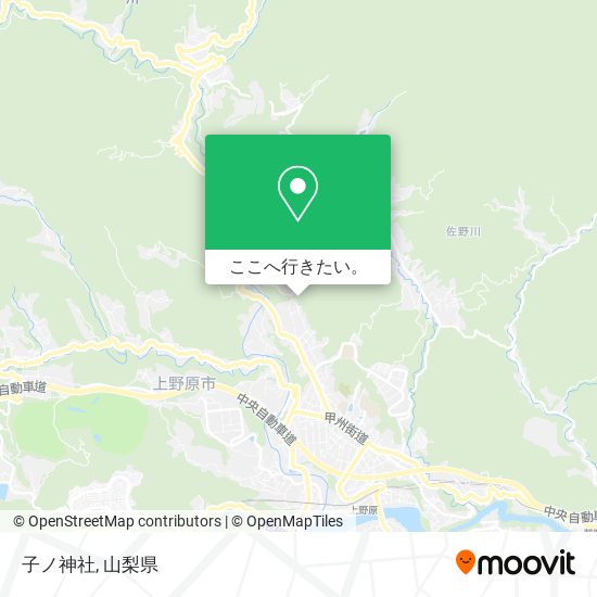 子ノ神社地図