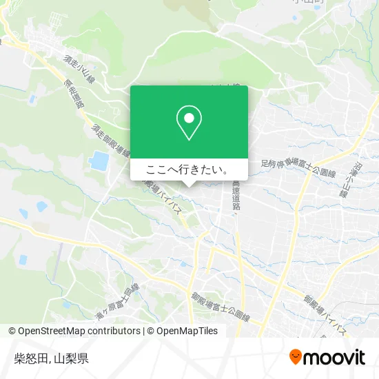 柴怒田地図