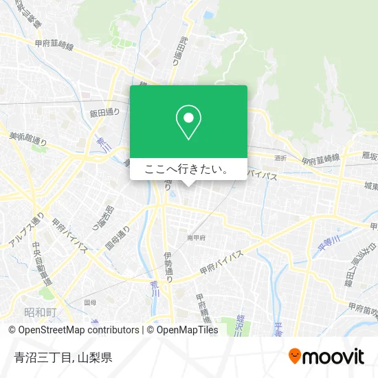 青沼三丁目地図