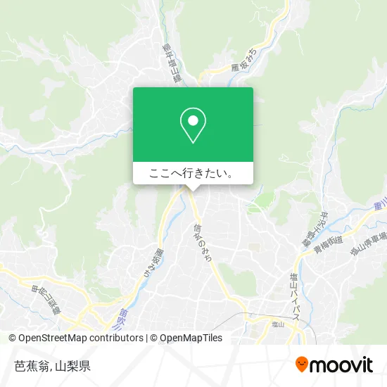 芭蕉翁地図