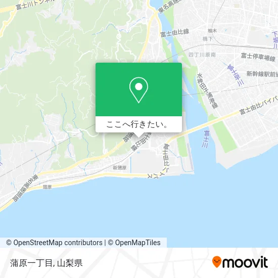 蒲原一丁目地図