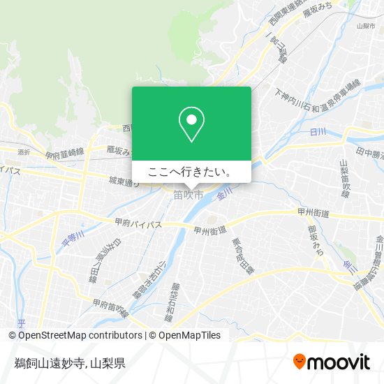 鵜飼山遠妙寺地図