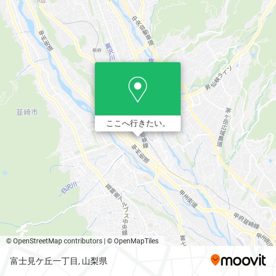 富士見ケ丘一丁目地図