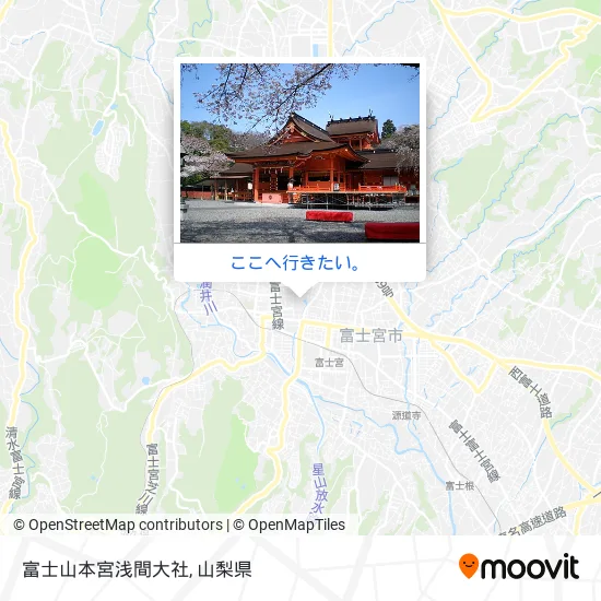 富士山本宮浅間大社地図