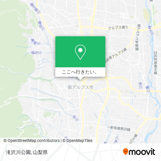 滝沢川公園地図