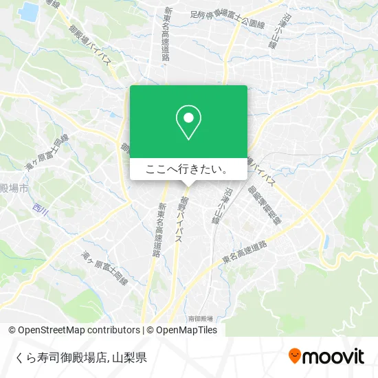 くら寿司御殿場店地図