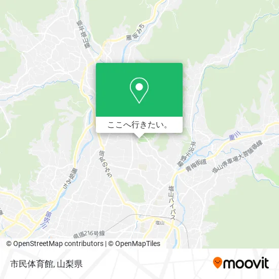 市民体育館地図