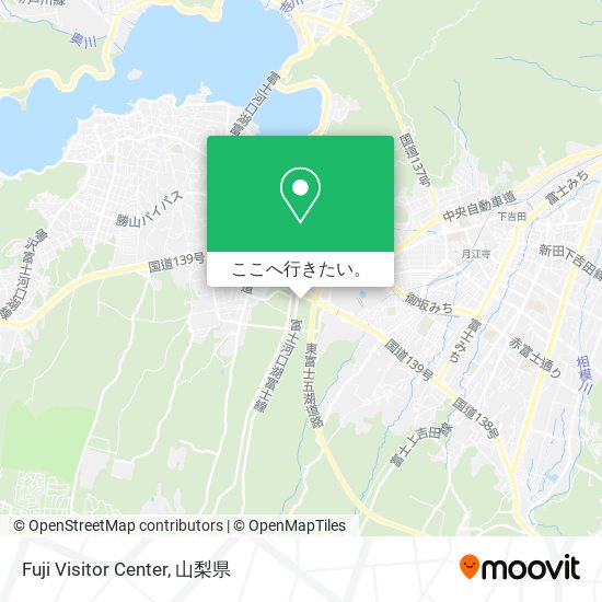 Fuji Visitor Center地図