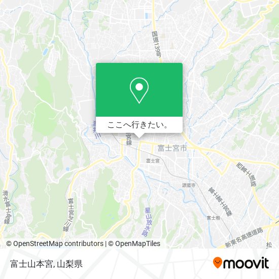 富士山本宮地図
