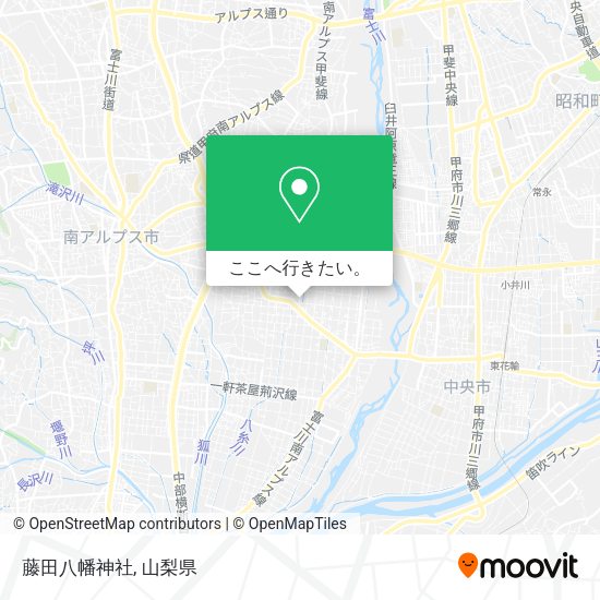 藤田八幡神社地図