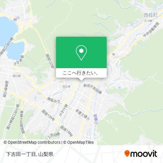 下吉田一丁目地図