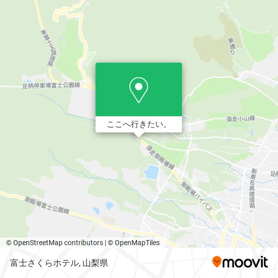 富士さくらホテル地図
