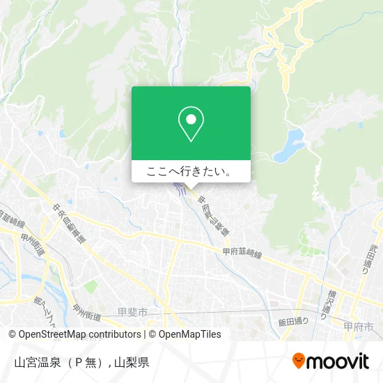 山宮温泉（Ｐ無）地図