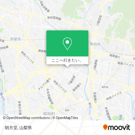 朗月堂地図