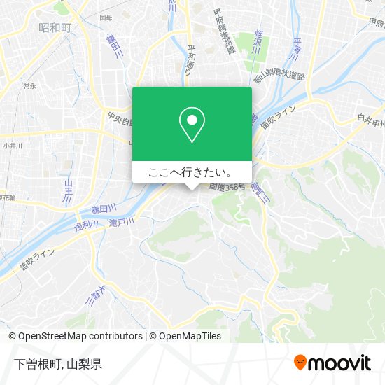 下曽根町地図