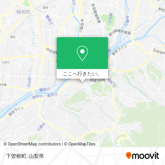 下曽根町地図