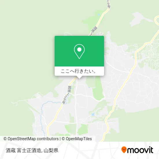 酒蔵 富士正酒造地図