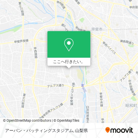 アーバン・バッティングスタジアム地図