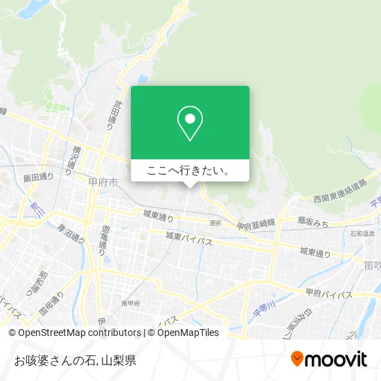 お咳婆さんの石地図