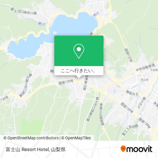 富士山 Resort Hotel地図