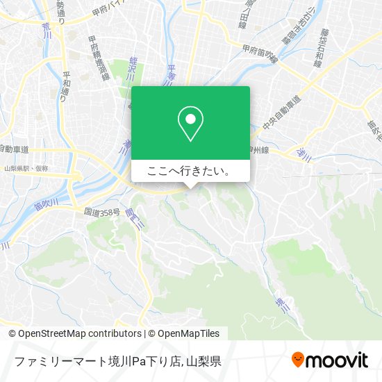 ファミリーマート境川Pa下り店地図