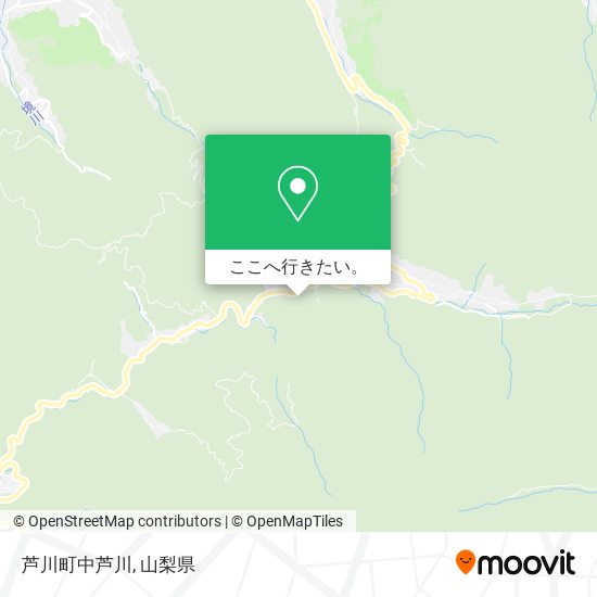 芦川町中芦川地図