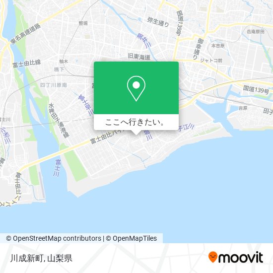 川成新町地図