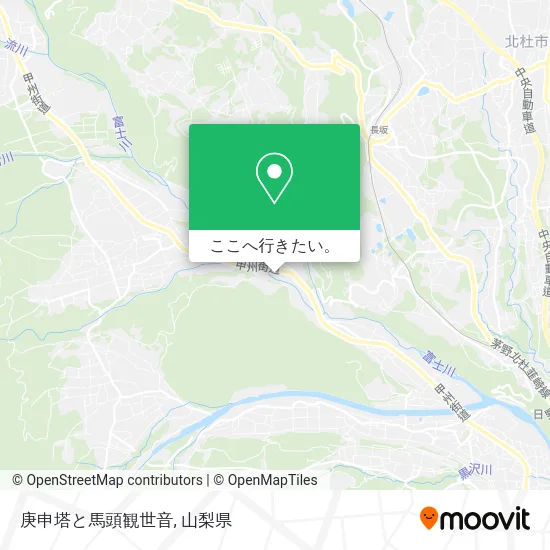 庚申塔と馬頭観世音地図