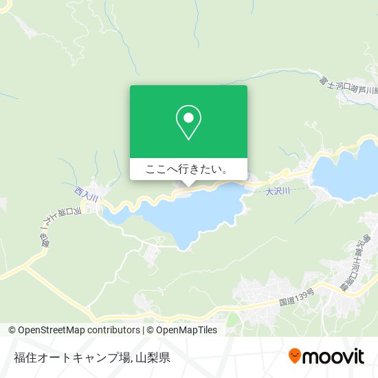 福住オートキャンプ場地図