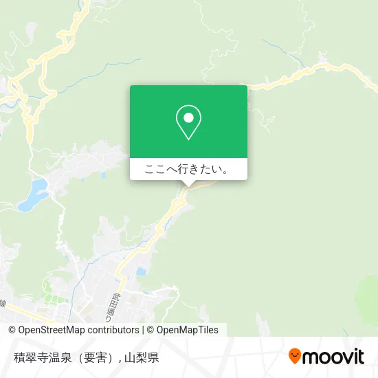 積翠寺温泉（要害）地図
