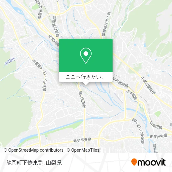 龍岡町下條東割地図