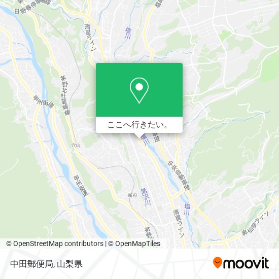 中田郵便局地図
