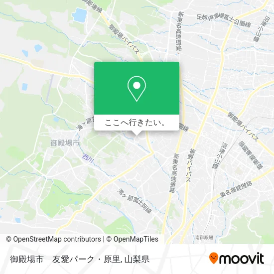 御殿場市　友愛パーク・原里地図