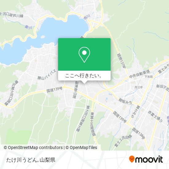 たけ川うどん地図