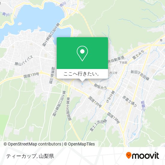 ティーカップ地図