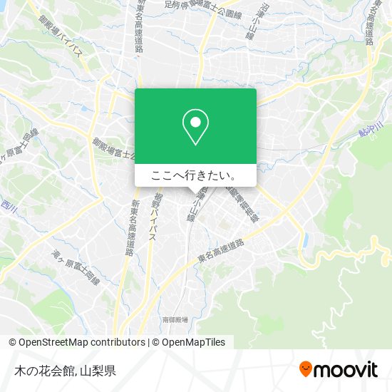 木の花会館地図