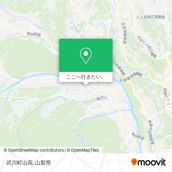 武川町山高地図