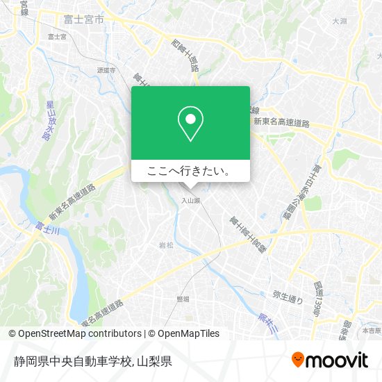 静岡県中央自動車学校地図