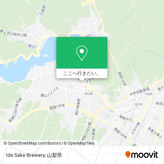 Ide Sake Brewery地図